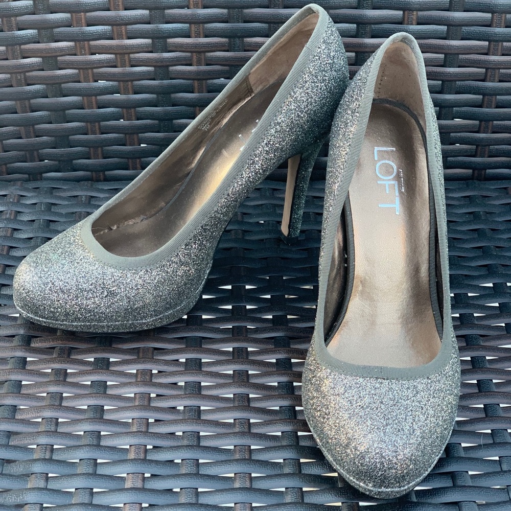 Silver heels